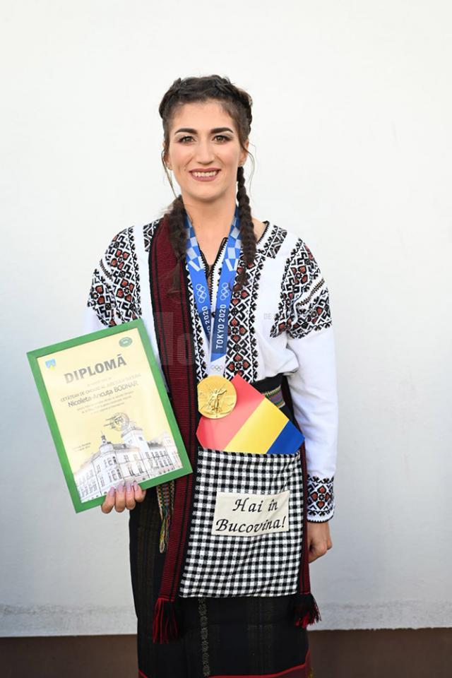 Ancuţa Bodnar, câștigătoarea medaliei de aur la Jocurile Olimpice