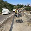 267 de coloane, introduse până la 26 de metri adâncime, pentru a „regla” DN 17, la Ilișești