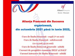Alianţa Franceză din Suceava reîncepe, din octombrie, cursurile de limba franceză