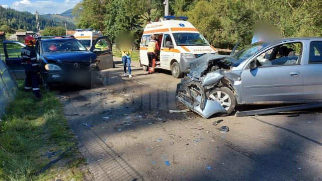 Accidentul s-a produs pe DJ 175, de la Pojorâta spre Fundu Moldovei