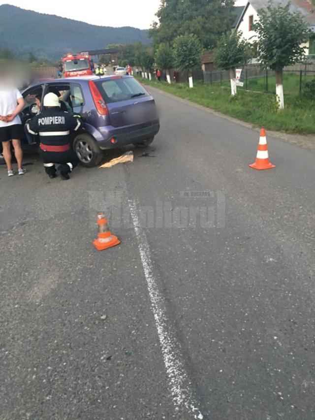 Autoturismul în care se aflau cele două femei