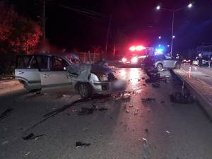 Accidentul violent de pe strada Sucevei, de joi noapte