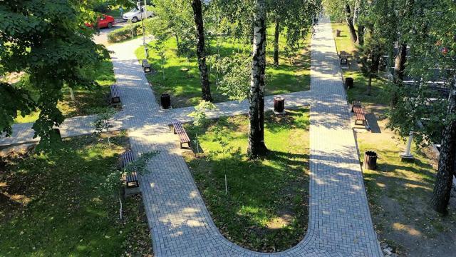 Parcul Simion Florea Marian a fost modernizat, odată cu strada și parcarea aferentă