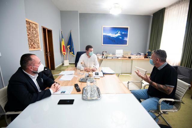 Tiberiu Boșutar, la discuții cu Ministrul Mediului 2