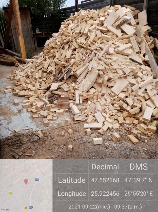 Firmă amendată pentru proasta gestionare a deșeurilor din lemn