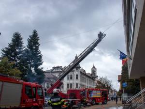 Simulare de incendiu la Judecătoria Vatra Dornei