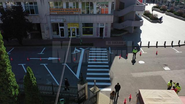 Schimbări în modul în care se circulă prin centrul Sucevei, unde au fost create noi locuri de parcare