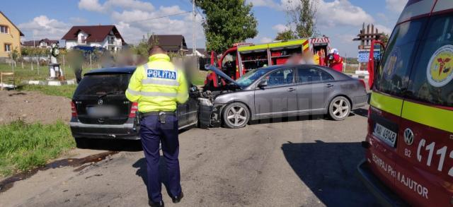 Accident rutier la ieșirea din Suceava spre Mitoc