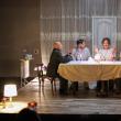 Spectacolul Cântăreața cheală, regizat de Alex Bogdan, producție a Teatrului „Matei Vișniec” Suceava