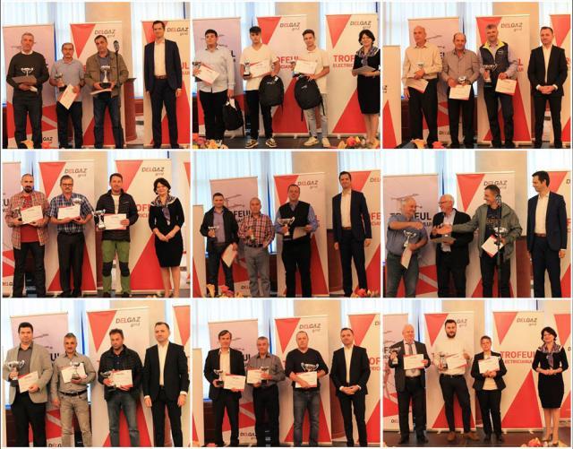 Şase electricieni suceveni, premiați la concursul profesional Trofeul Electricianului