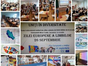 „Uniți în diversitate”, proiect educațional la	Școala Gimnazială „Miron Costin” Suceava