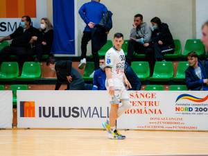 Alin Rosu a fost cel mai eficient jucator de pe teren in duelul CSU din Suceava - CSM Bucuresti. Foto Emanuel Dragoi