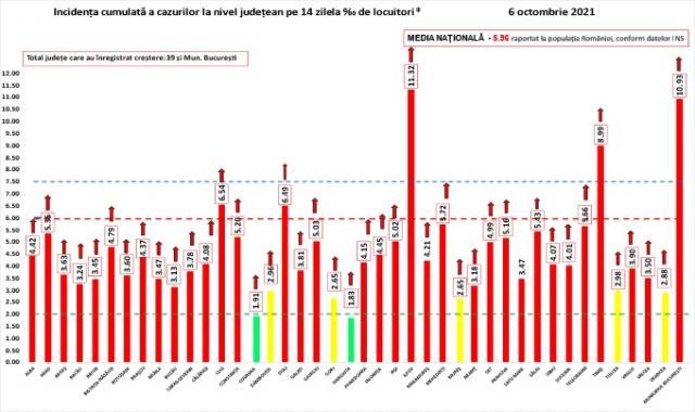 Incidenţa cazurilor