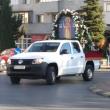 Racla cu moaștele Sfântului Ioan cel Nou de la Suceava au fost scoase din mănăstire, duminică, duse în procesiune pe străzile municipiului Suceava, pentru reducerea impactului pandemiei Covid-19