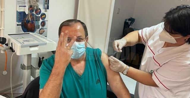 Presedintele CJ Suceava, Gheorghe Flutur, a facut un nou apel către suceveni să se vaccineze
