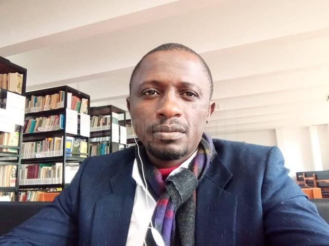 Amos KAMSU SOUOPTETCHA, profesor la Universitatea din Maroua, Camerun, bursier post-doctoral « Eugen Ionescu » la Universitatea « Ștefan cel Mare » din Suceava în anul universitar 2021-2022  (002).jpg