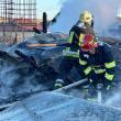 Un incendiu devastator a făcut prăpăd la Ilișești. Pagube de 160.000 de euro