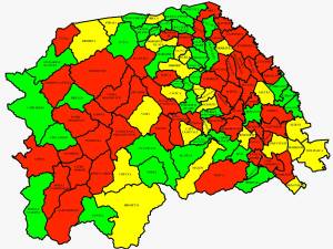 Incidența Covid la nivelul județului a scăzut sub 4 la mie