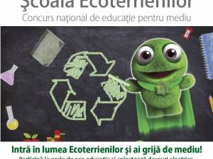 Școlile pot să se înscrie la concursul național de educație pentru mediu „Școala Ecoterrienilor”