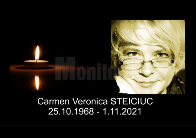 Carmen Veronica Steiciuc a plecat dintre noi la 53 de ani, răpusă de COVID