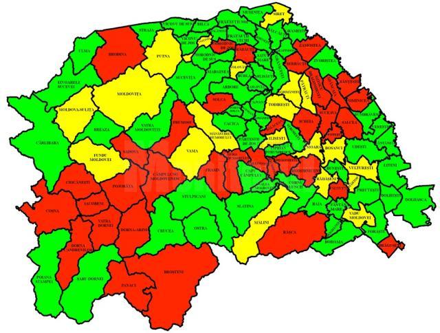 Coronavirusul dă înapoi în municipiul Suceava. Incidența cazurilor de Covid a scăzut la 4,76 la mie