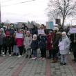 Protestul elevilor de la Şcoala ,,Dr. Simion și Metzia Hîj” Volovăț