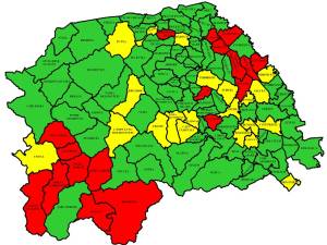 Rata de infectare în municipiul Suceava scade la 3,23 de cazuri de covid la mia de locuitori