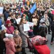 Protest „pentru libertate”, contra vaccinului, a certificatului verde și tuturor restricțiilor din pandemie, în centrul Sucevei
