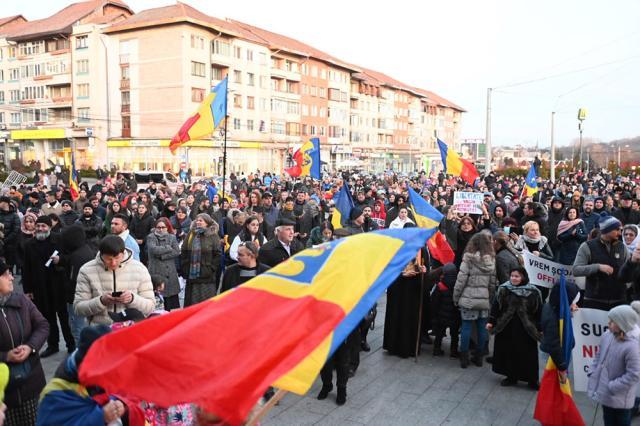 Protestul de duminică, din centrul Sucevei