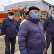 Inspectarea utilajelor de intervenție pentru iarnă, de către conducerea Primăriei Suceava, la baza  operatorului Diasil