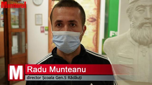 Directorul Școlii Gimnaziale „Bogdan Vodă” Nr. 5 Rădăuți, prof. Radu-Gheorghe Munteanu