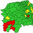 Județul Suceava, tot mai „verde” - doar șase localități mai sunt în „zona roșie”