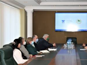 Întâlnirea între cele două delegații la USM, în Capitala Moldovei
