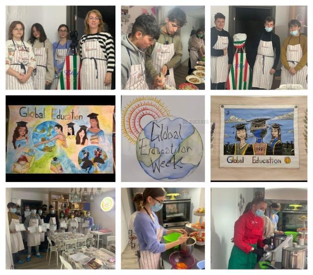 Elevii Colegiului de Artă „Ciprian Porumbescu” au participat la un atelier de gătit, în cadrul săptămânii globale a educației