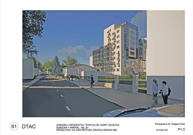 Așa va arăta noul proiect imobiliar din centrul municipiului Suceava