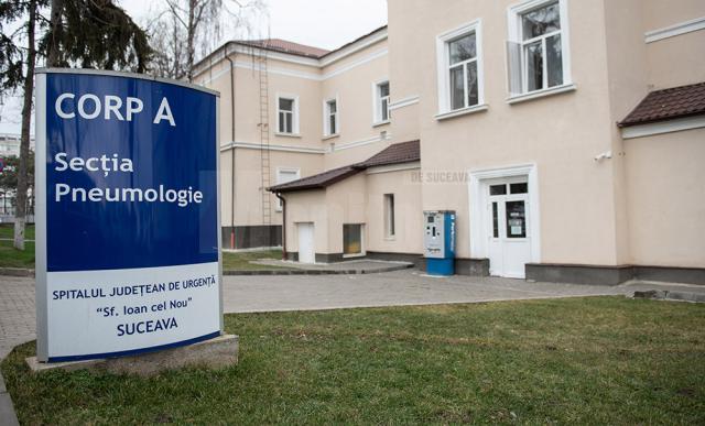 Spitalul Județean Suceava va relua internările pentru patologii non-Covid în Secția de Pneumologie