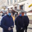 Primarul Ion Lungu și președintele CJ Gheorghe Flutur au participat la deschidereaTargului de Crăciun, organizat în condiții de pandemie