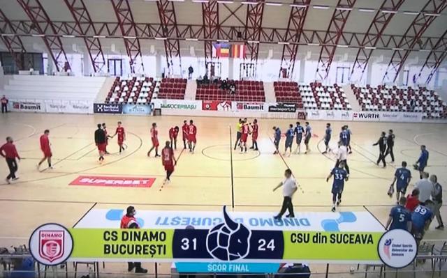 CSU din Suceava a pierdut duelul cu Dinamo