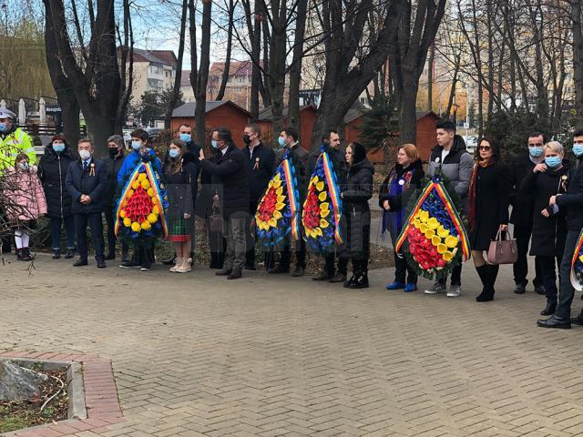 Municipalitatea rădăuțeană a marcat momentul Unirii Bucovinei cu România