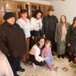 Familia adunată în jurul sărbătoritei, la Călinești Coparenco