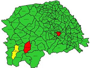 34 din cele 114 de localități sucevene nu au bolnavi de Covid
