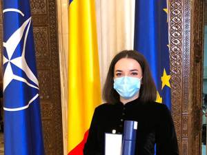 Suceveanca Diana Cărceanu, decorată marți de preşedintele României, Klaus Iohannis
