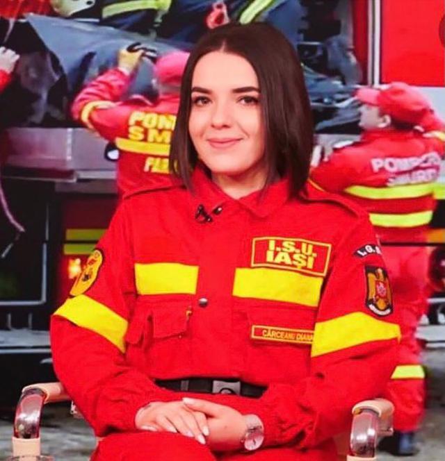Diana Cărceanu, suceveanca studentă la Medicina în Iași, fost voluntar ISU Suceava