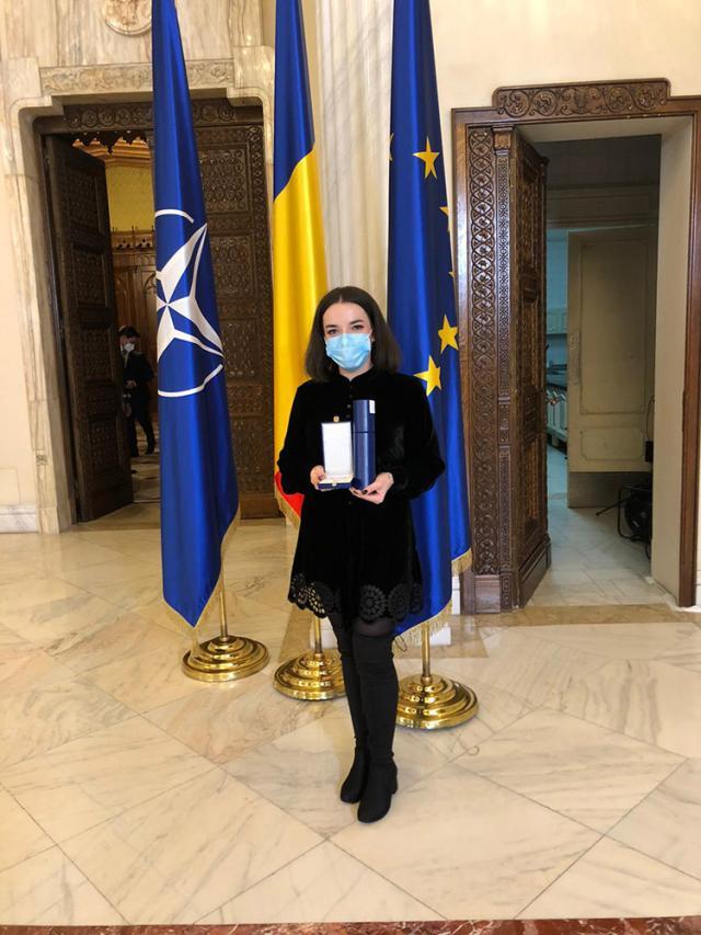 Suceveanca Diana Cărceanu, decorată de președintele României cu „Meritul pentru Promovarea Drepturilor Omului şi Angajament Social” în grad de Cavaler