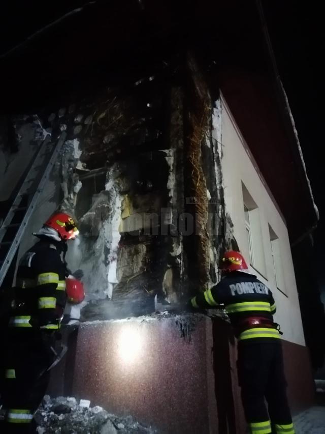 Incendiu la Primăria Mănăstirea Humorului