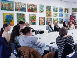 Seminar de informare în cadrul proiectului „IN JOB”, adresat unui grup de studenți din cadrul Universității „Petre Andrei” din Iași
