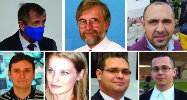 Prof. univ. dr. Mihai Covaşă, prof. asociat Ian E. Evans, prof. univ. dr. Mircea Oroian, prof. dr. ing. Radu Daniel Vatavu, conf. univ. dr. Oana Geman, şef lucrări dr. ing. Alexandru Lavric, şef lucrări dr. ing. Alin Mihai Căilean