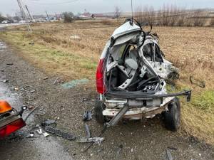 Accident mortal la Cumpărătura, după un impact între un autoturism și un camion