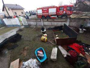 Intervenţia pompierilor