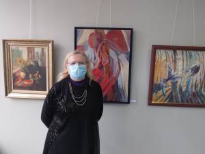 Artistul plastic Lucia Pușcasu la „Anuala 2021”